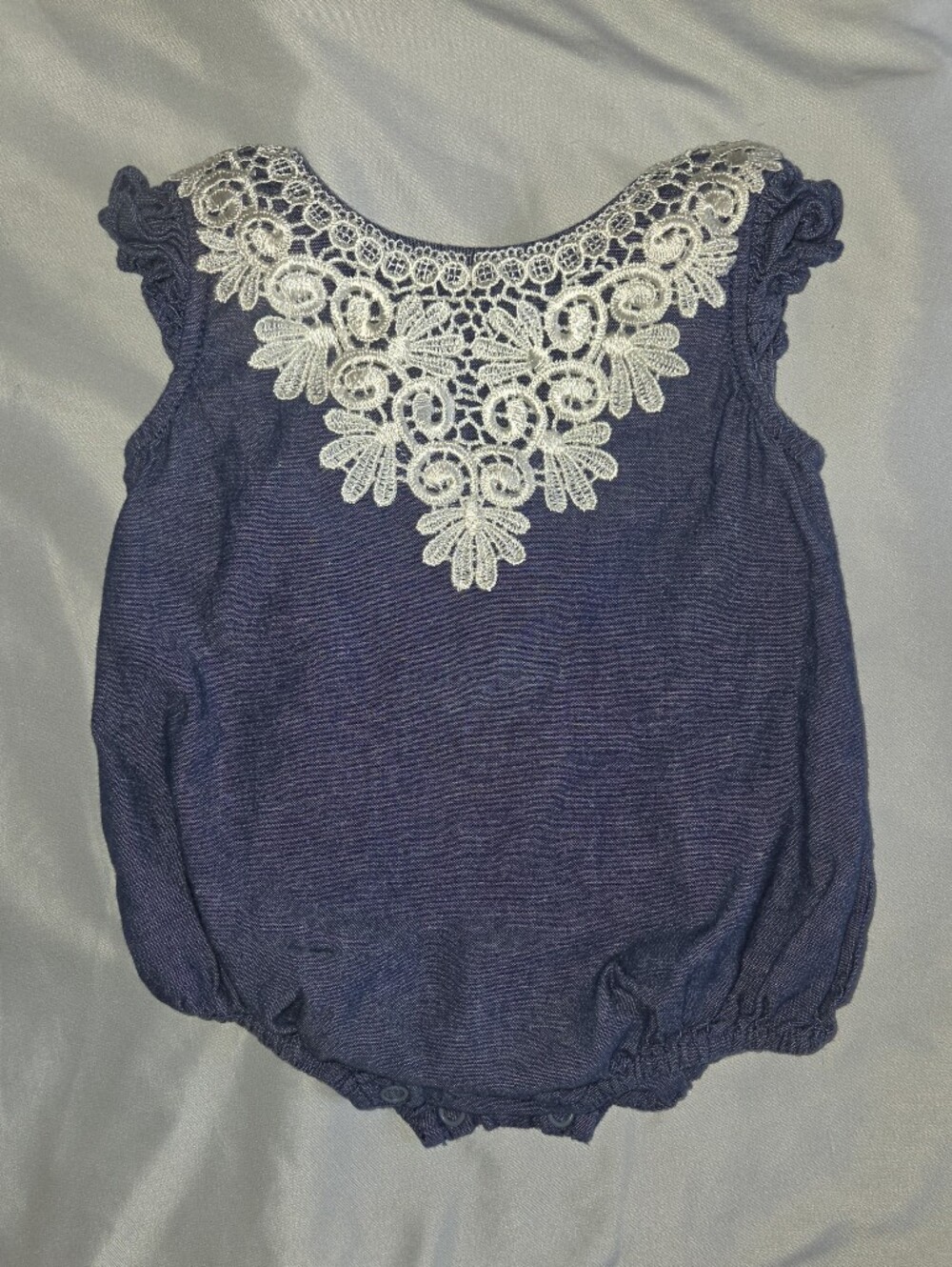 Chambray And Lace Bubble